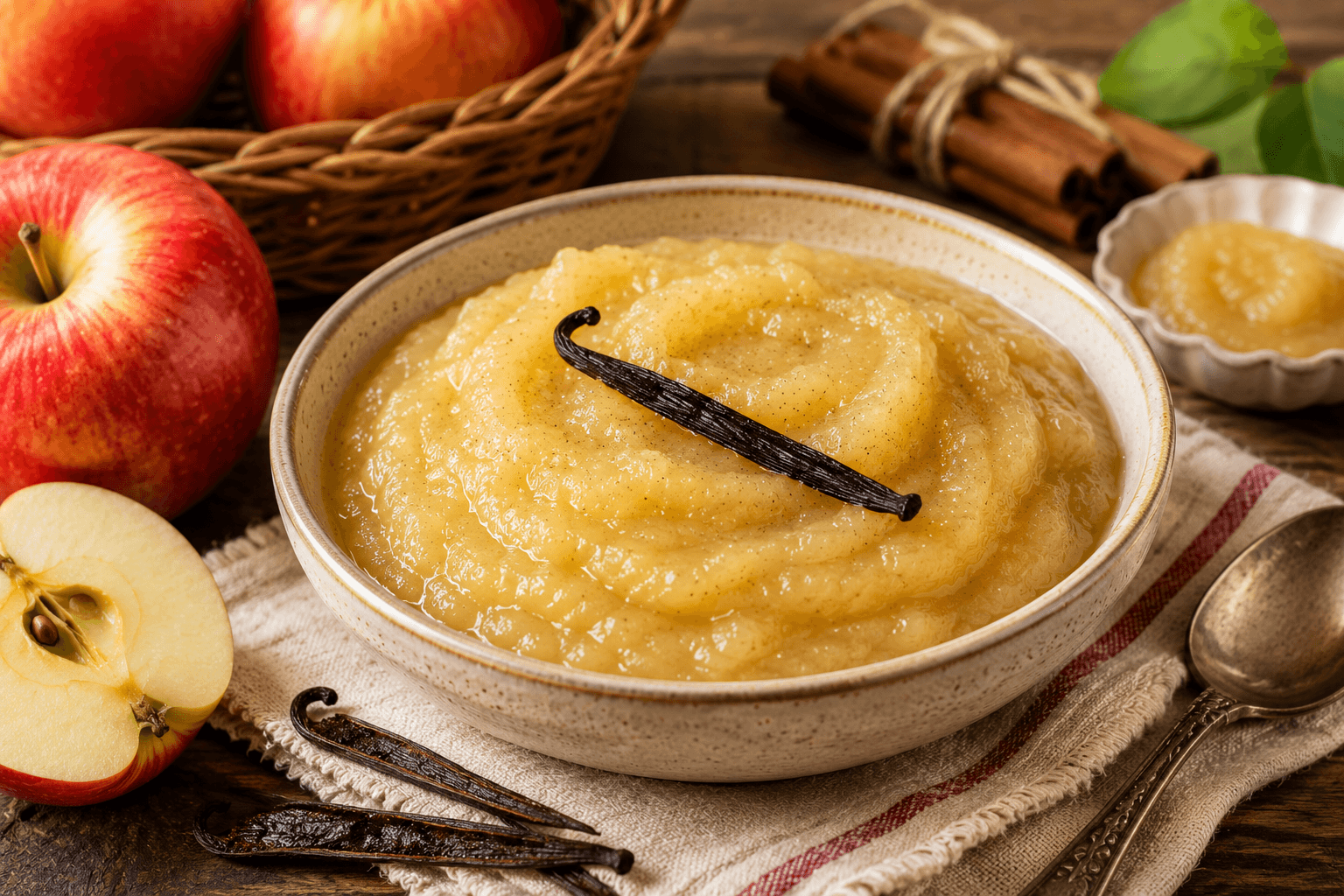 Appelmoes met Vanille