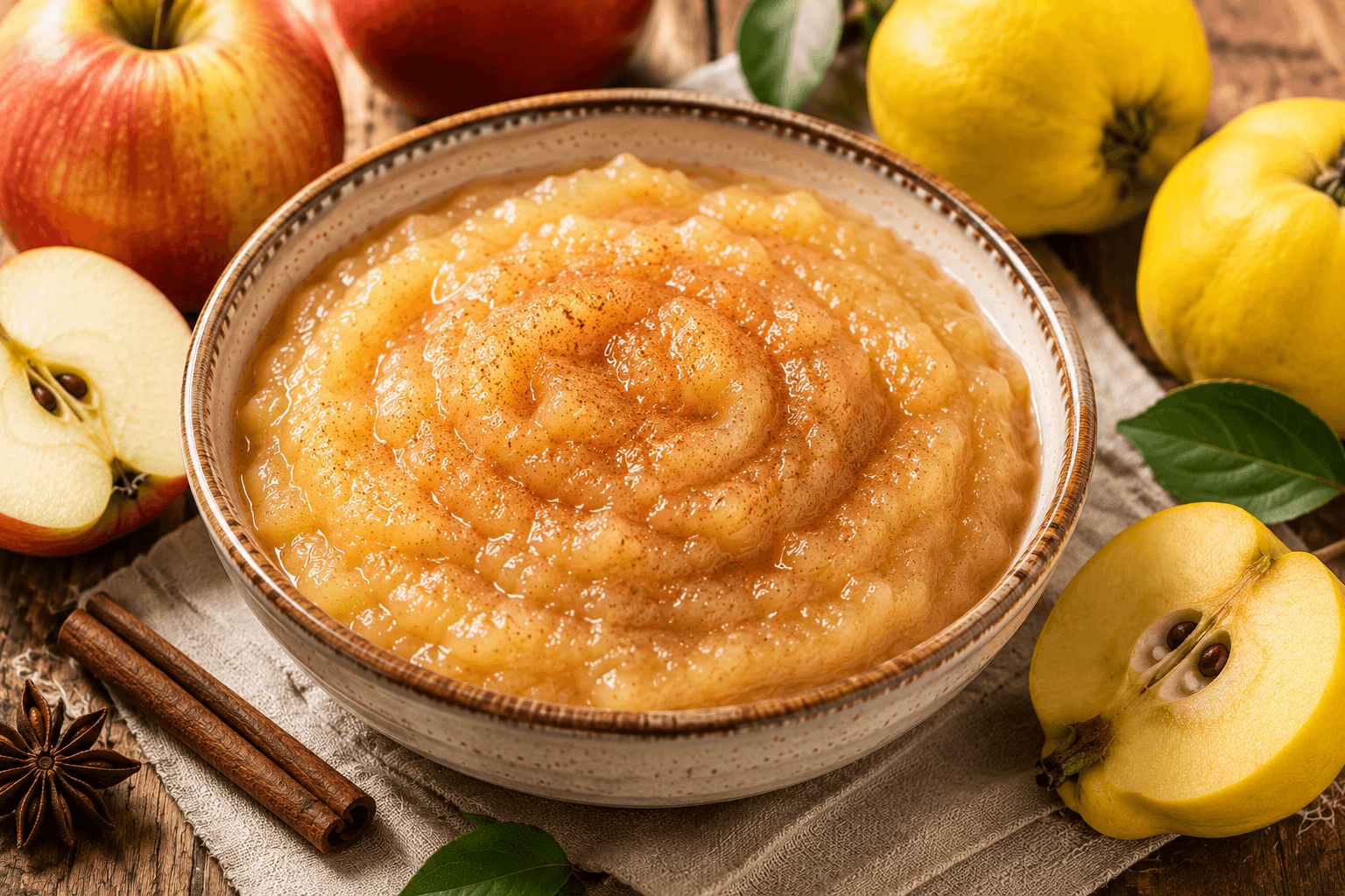 Appelmoes met Kweepeer