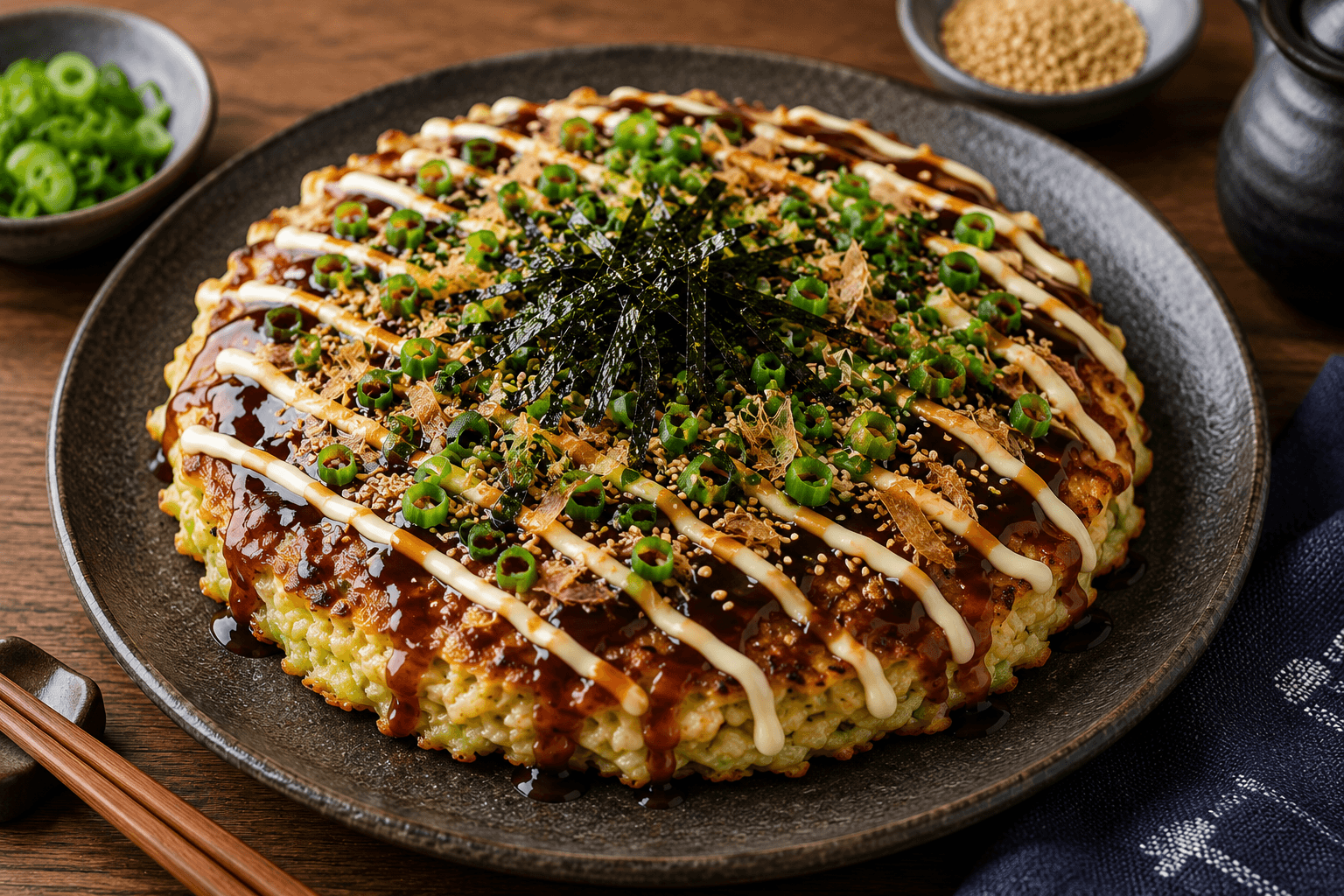 Klassieke Osaka Okinomiyaki