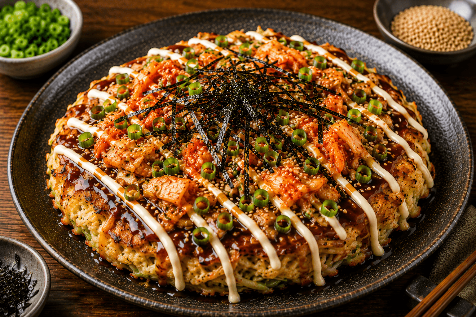 Kimchi Okinomiyaki