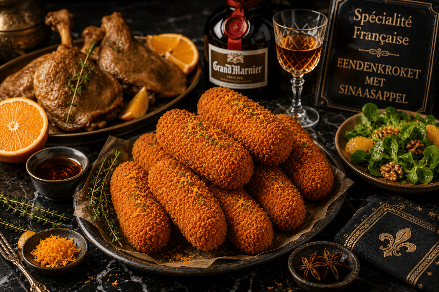 Eendenkroket met Sinaasappel