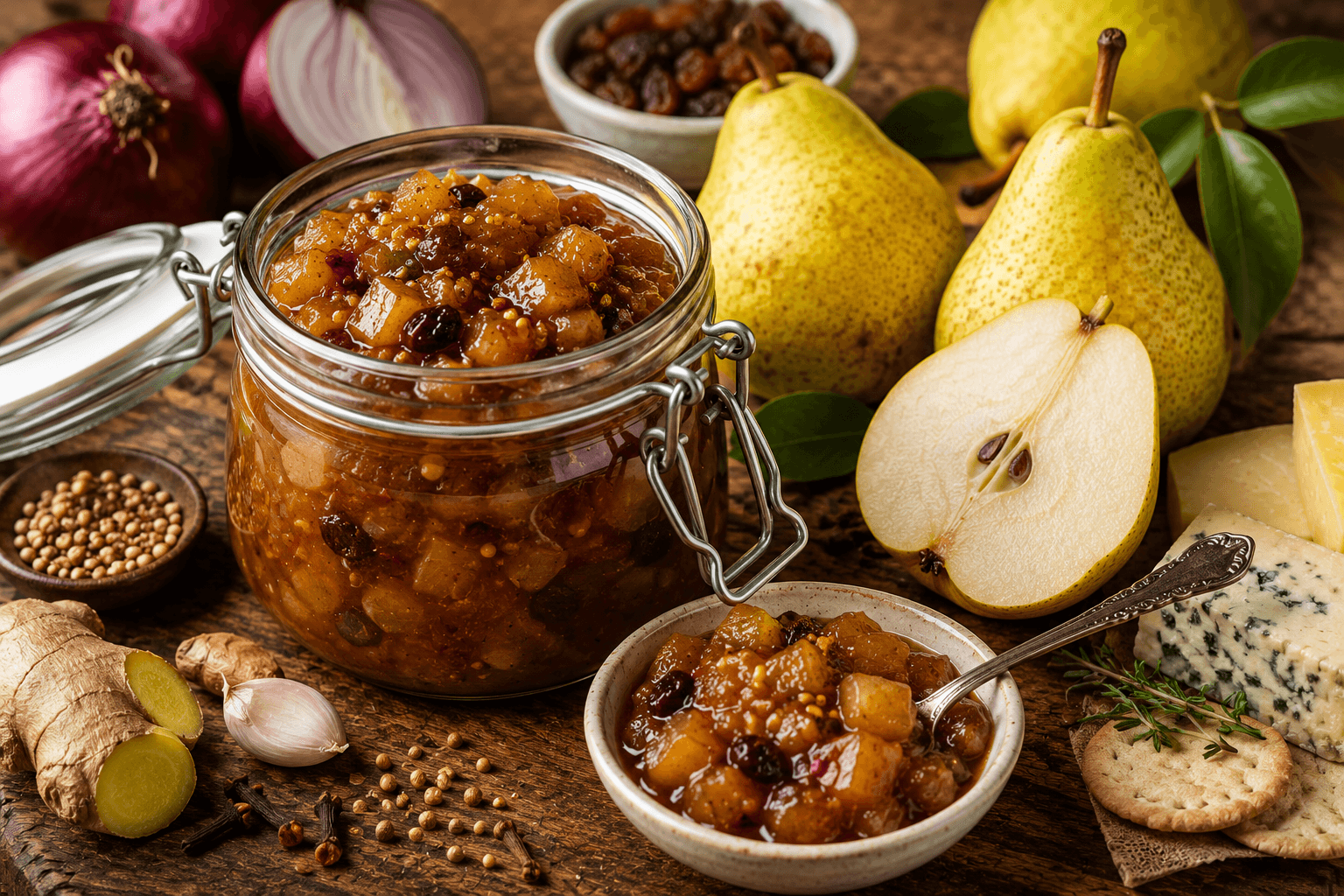 Perenchutney van Doyenné du Comice