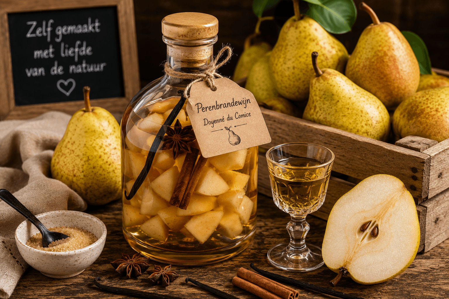 Perenbrandewijn van Doyenné du Comice
