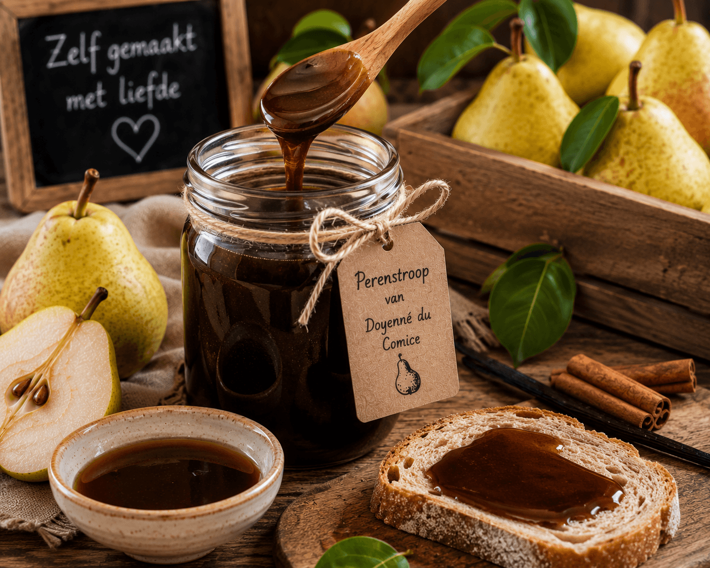 Perenstroop van Doyenné du Comice