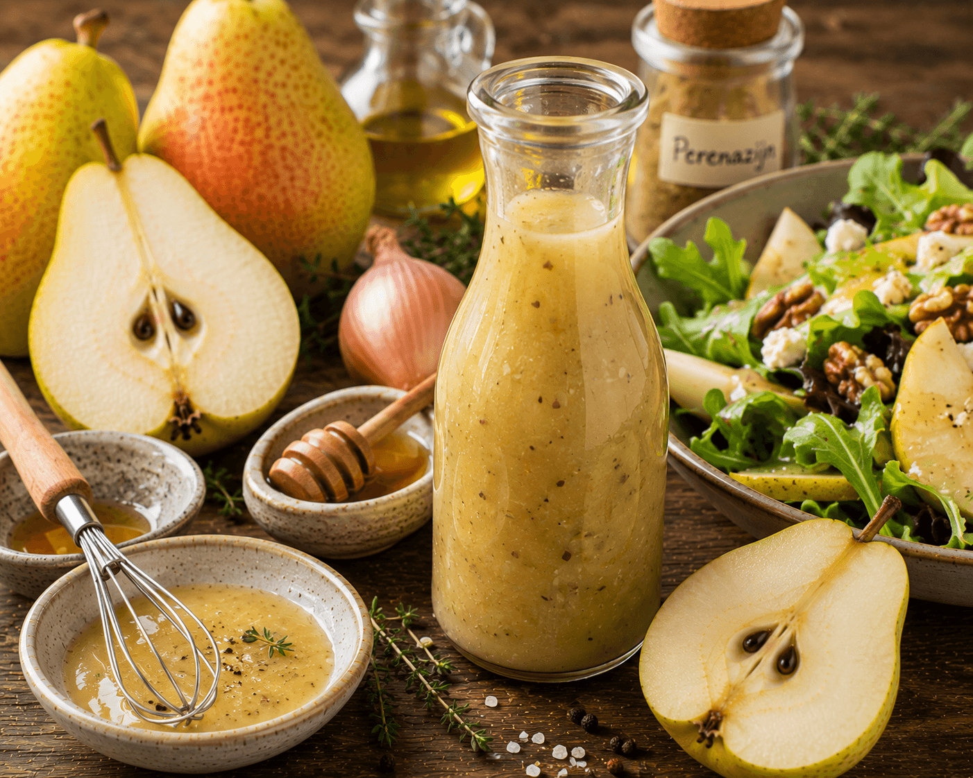 Perenvinaigrette van Doyenné du Comice