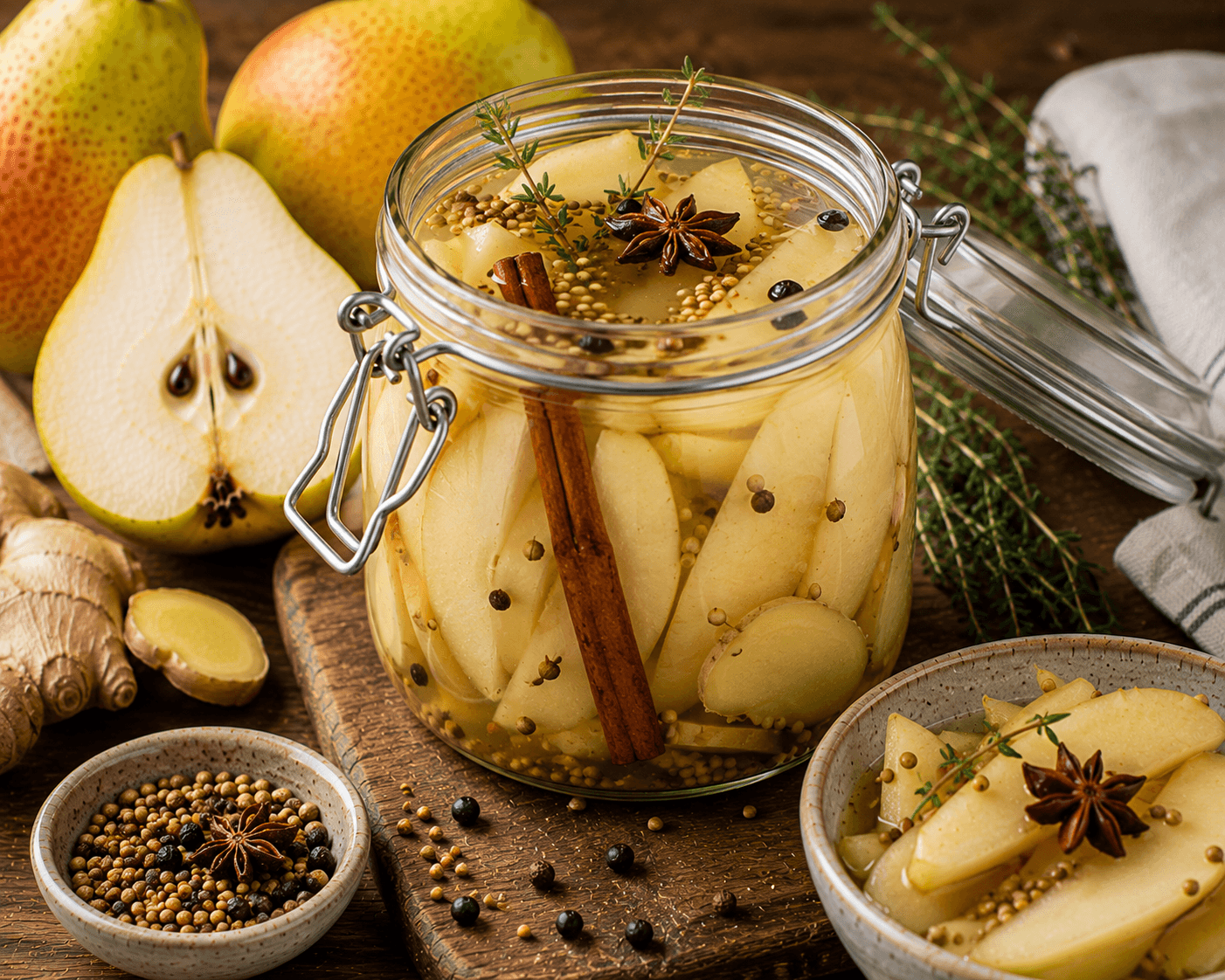 Gefermenteerde Peren van Doyenné du Comice
