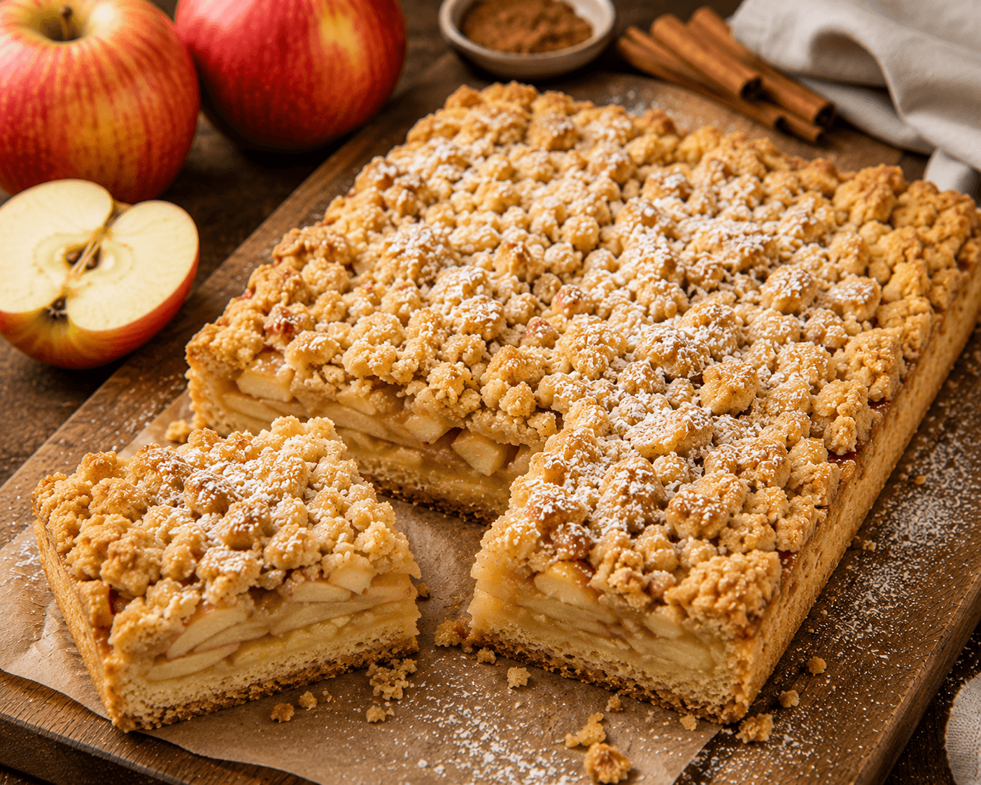 Elstar Appelkruimelkoek