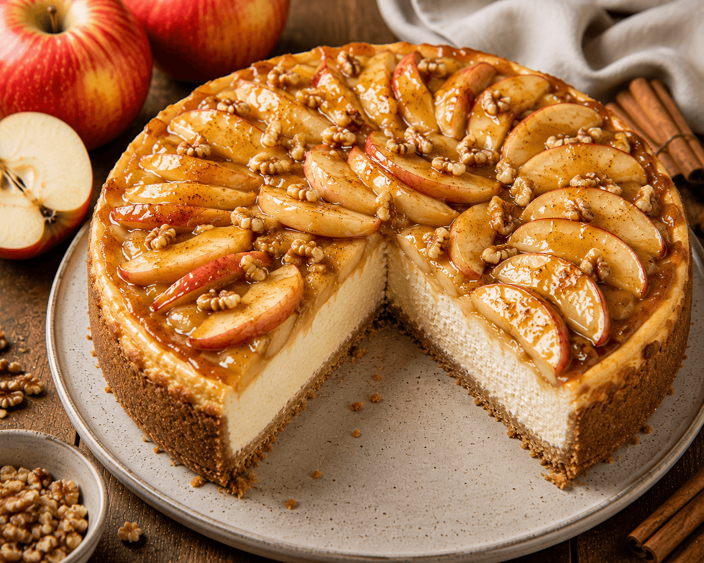 Elstar Appel-Cheesecake