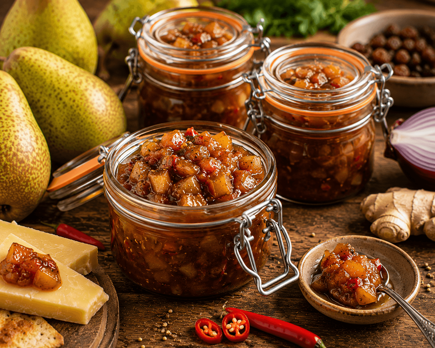 Conference-perenchutney met chili