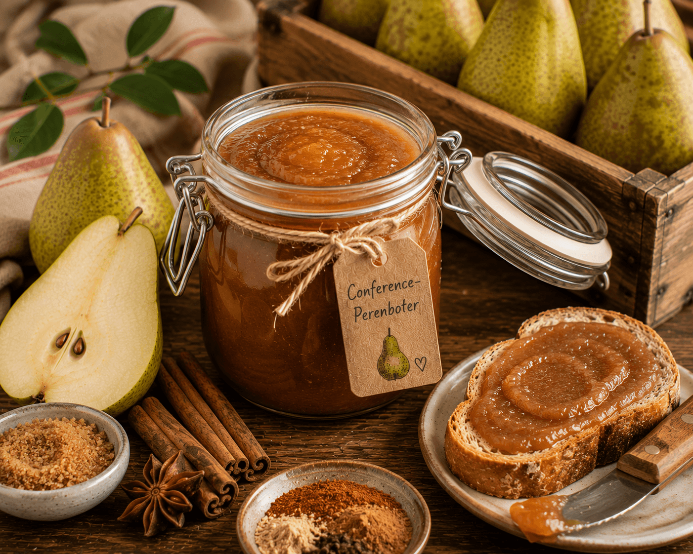 Conference-perenboter (Pear Butter)