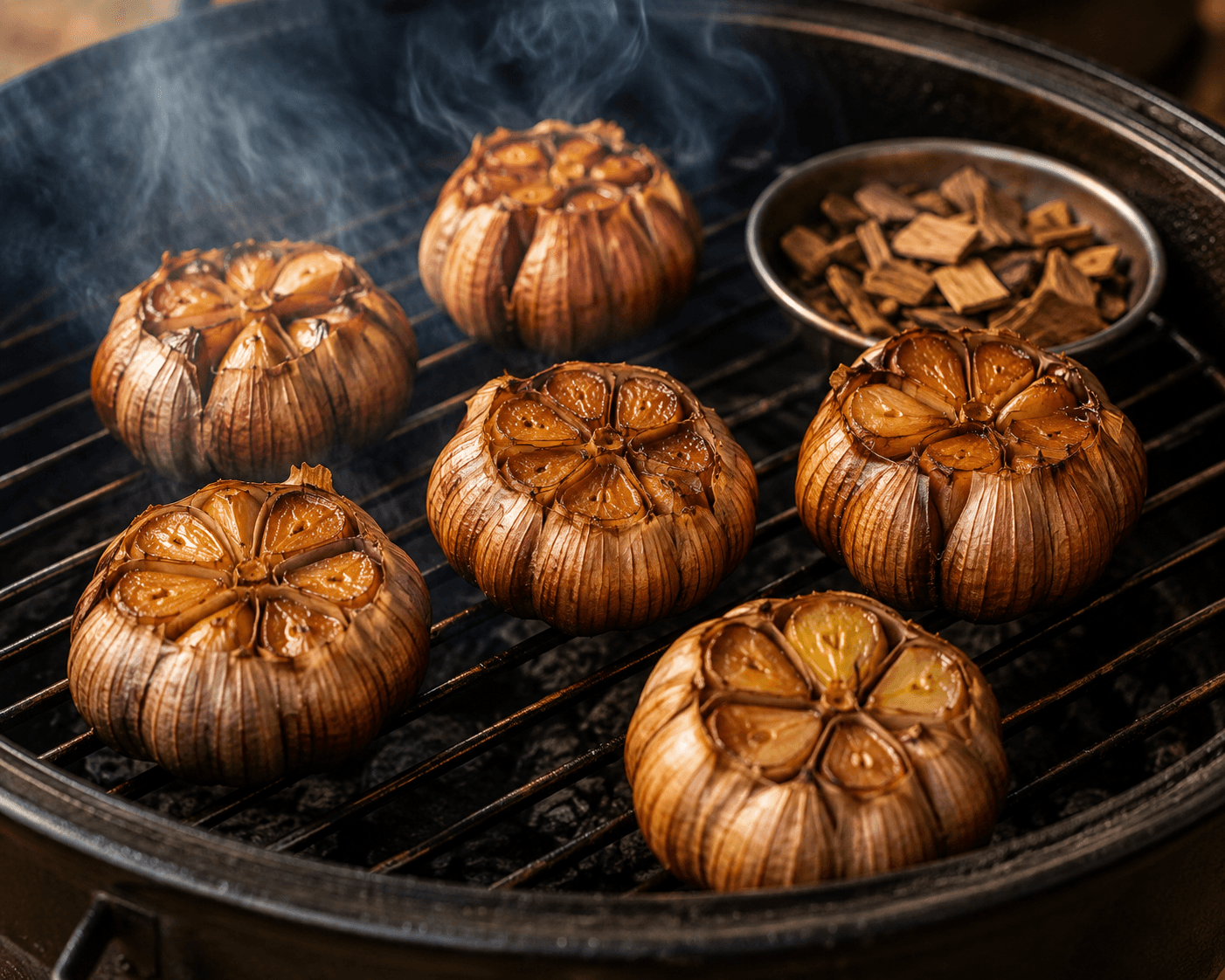 Gerookte knoflook zelf maken