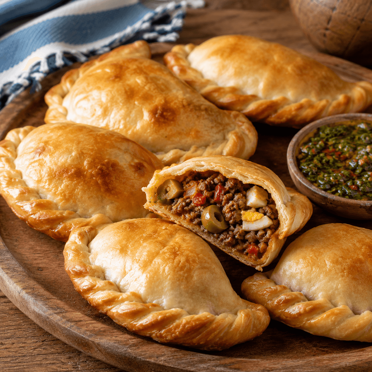 Empanadas Argentinas met gekruid rundvlees