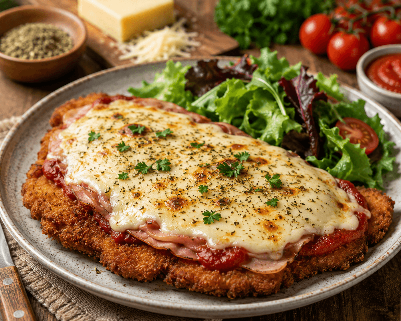 Milanesa Napolitana