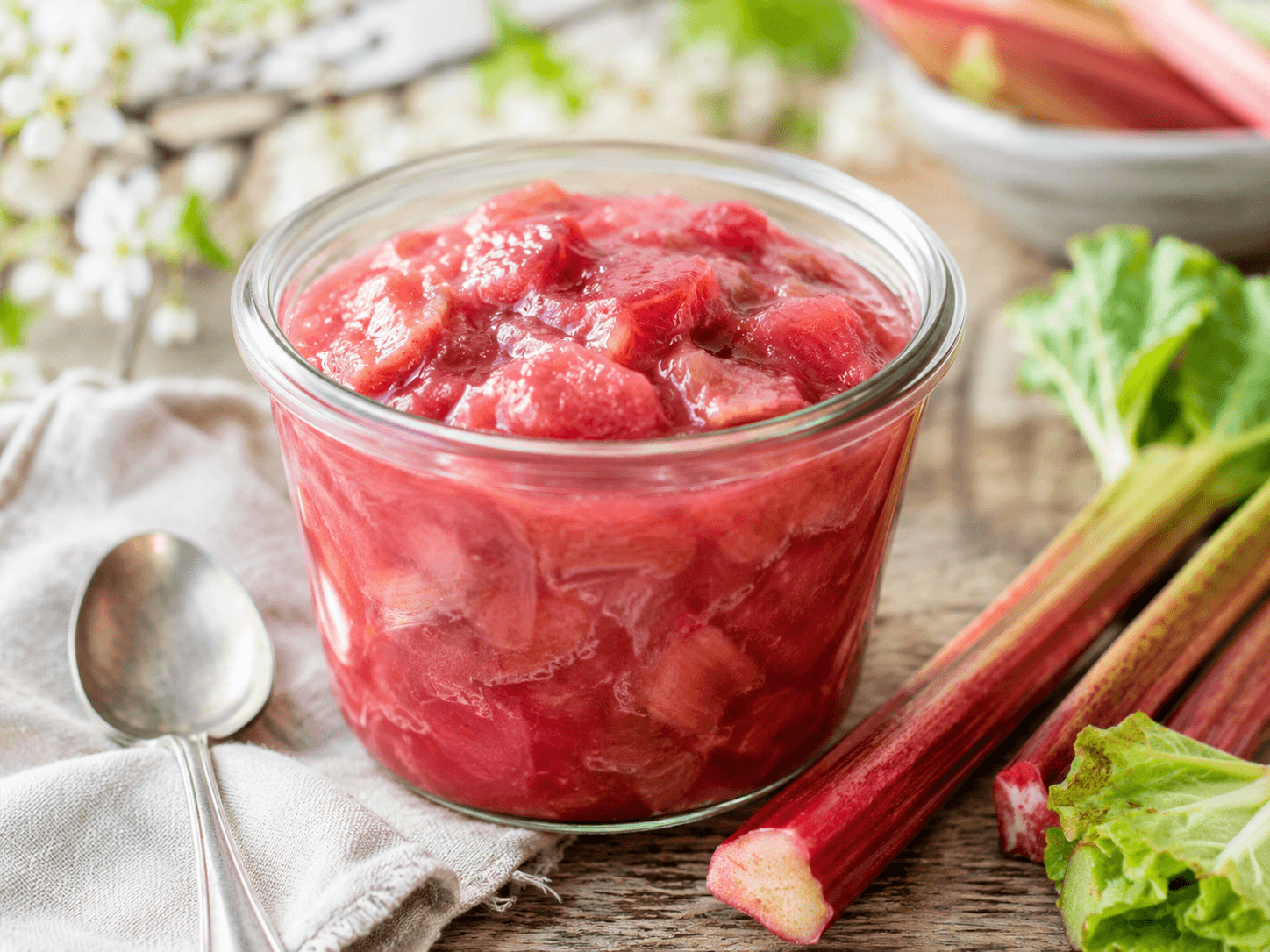 Klassieke rabarbercompote