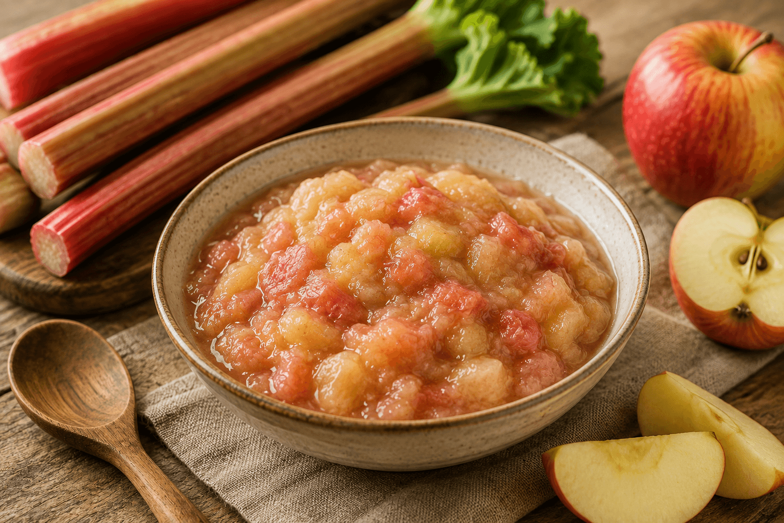 Rabarber-appelmoes