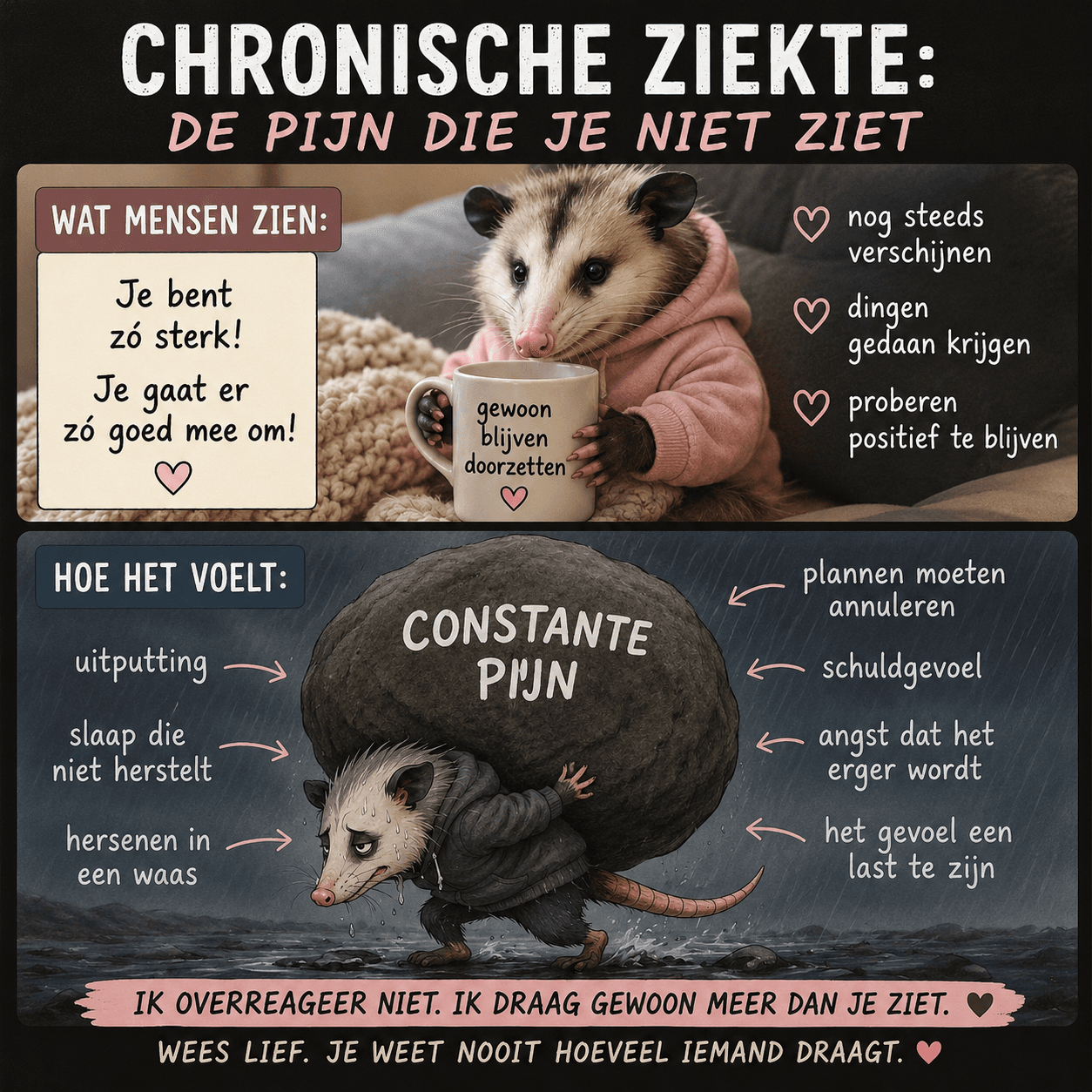De pijn die je niet ziet